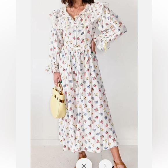 DOEN Lucretia Floral Dress Size L NWT - Picture 8 of 16